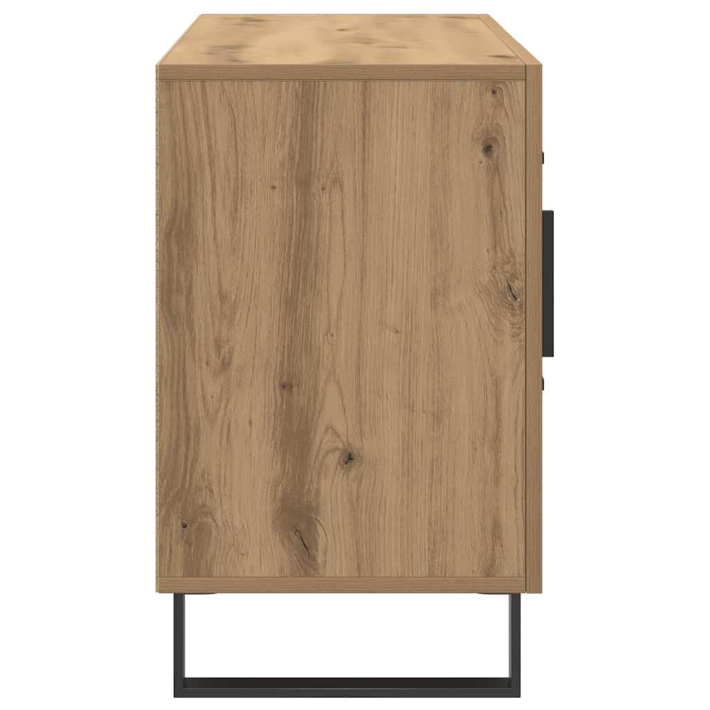 Komoda boja hrasta artisan 100 x 36 x 60 cm konstruiranog drva