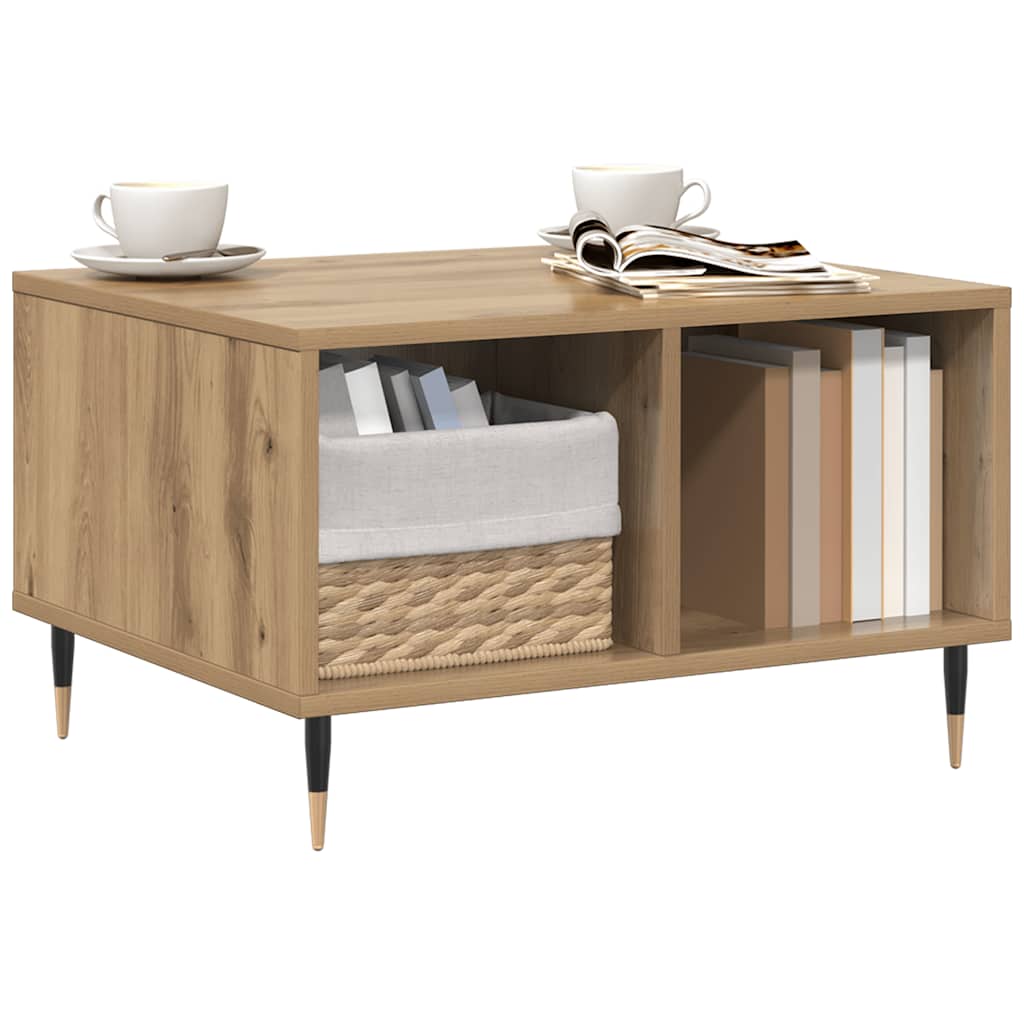 Stol za kavu Artisan hrast 60x50x36,5 cm izrađeno drvo