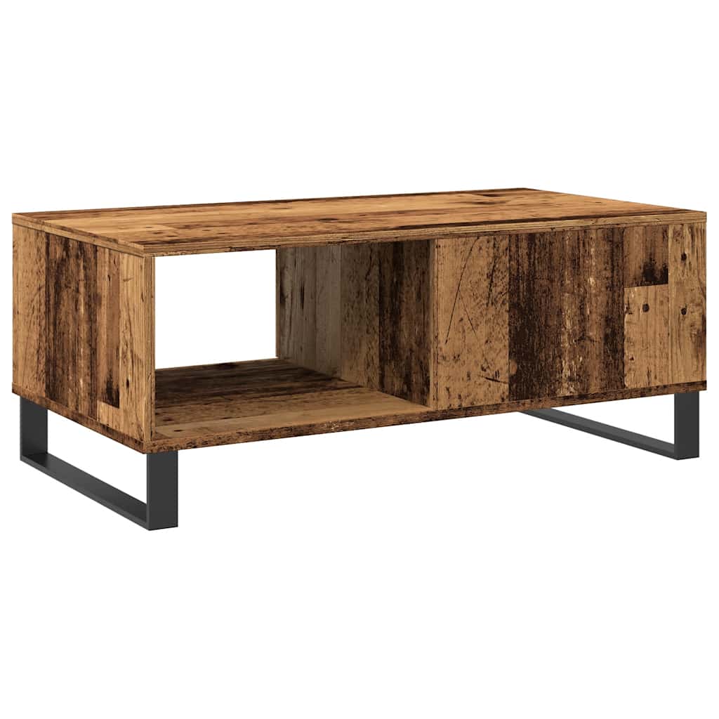 Stolić za kavu boja staro drvo 90x50x36,5 cm konstruirano drvo