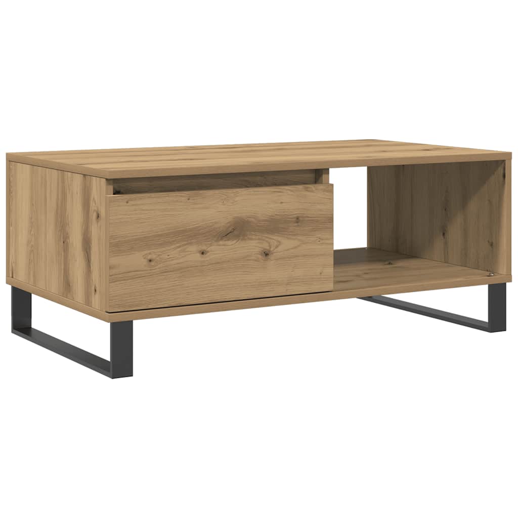 Stolić kavu boja artisian hrast 90x50x36,5cm konstruirano drvo