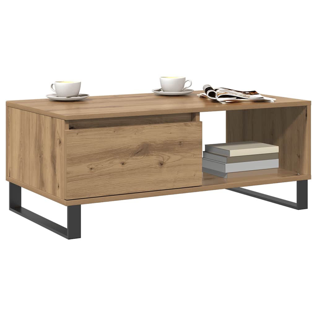 Stolić kavu boja artisian hrast 90x50x36,5cm konstruirano drvo