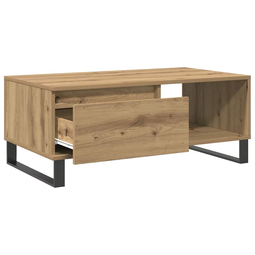 Stolić kavu boja artisian hrast 90x50x36,5cm konstruirano drvo