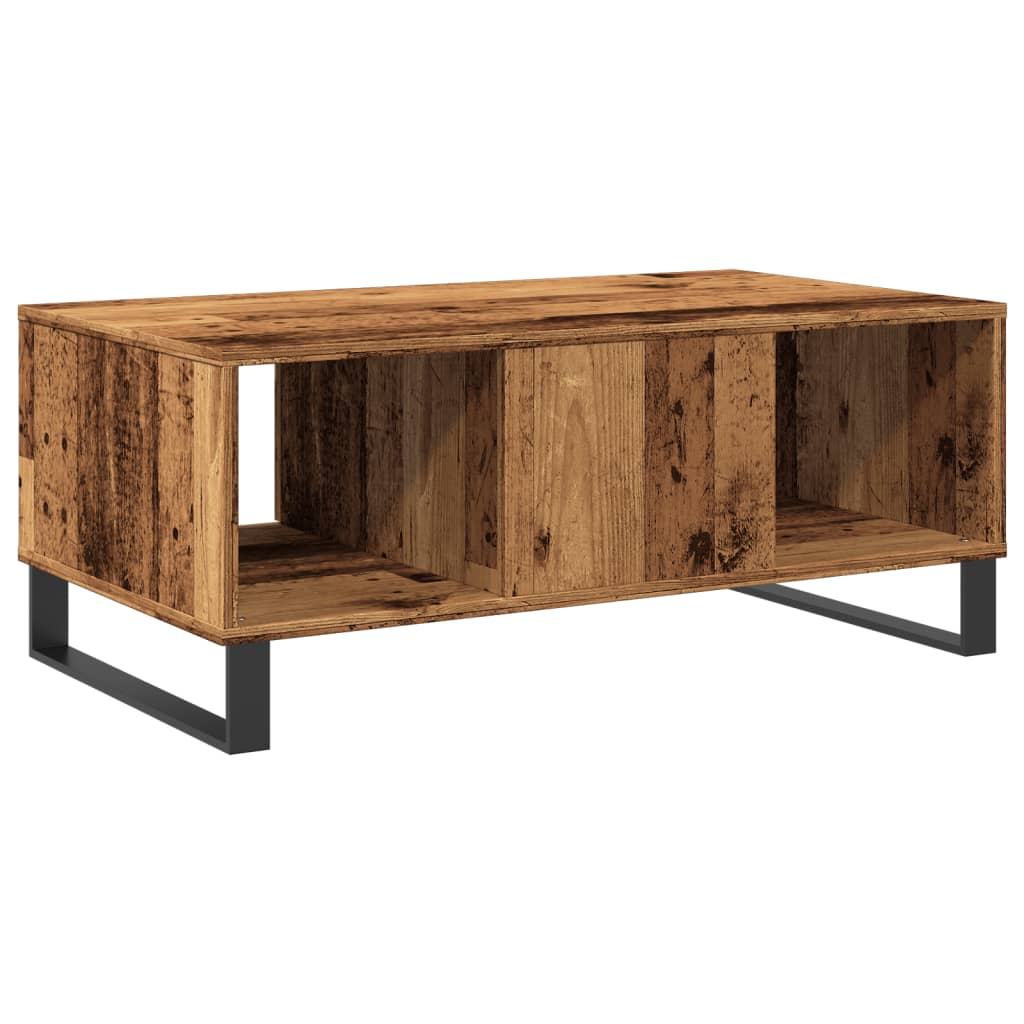 Stolić za kavu boja staro drvo 90x50x36,5 cm konstruirano drvo