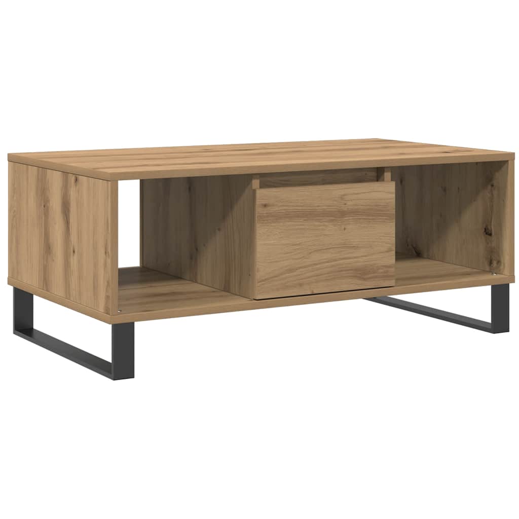 Stolić kavu boja artisian hrast 90x50x36,5cm konstruirano drvo