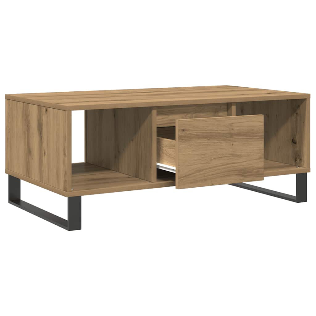 Stolić kavu boja artisian hrast 90x50x36,5cm konstruirano drvo