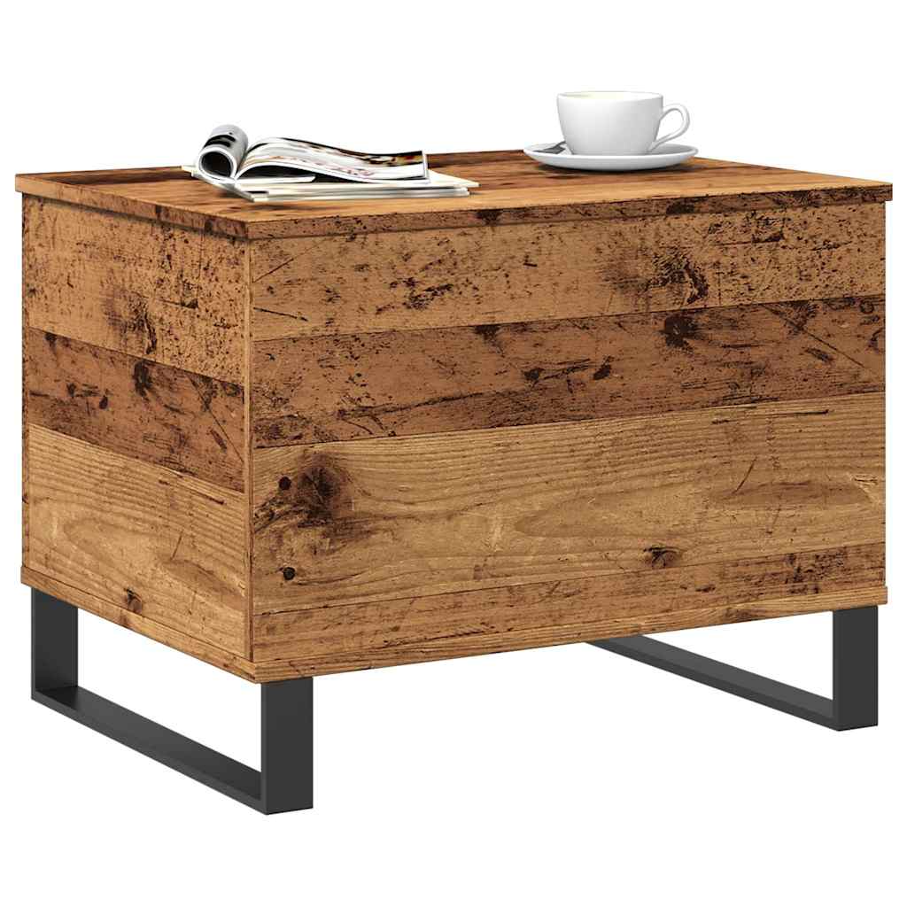 Stolić za kavu boja staro drvo 60x44,5x45 cm konstruirano drvo