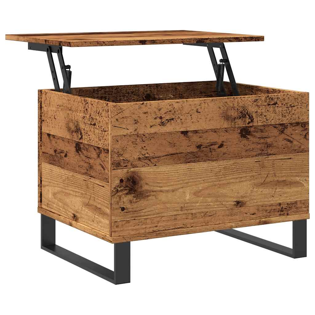 Stolić za kavu boja staro drvo 60x44,5x45 cm konstruirano drvo