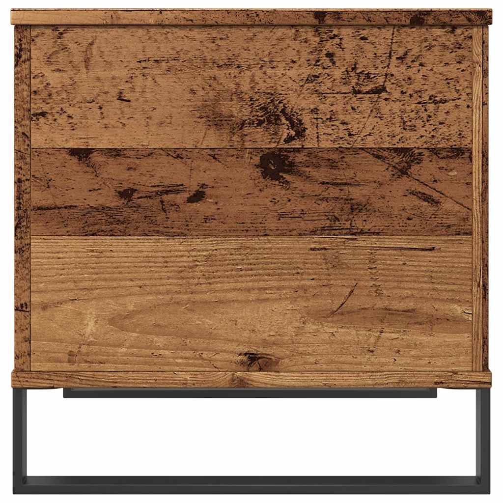 Stolić za kavu boja staro drvo 60x44,5x45 cm konstruirano drvo