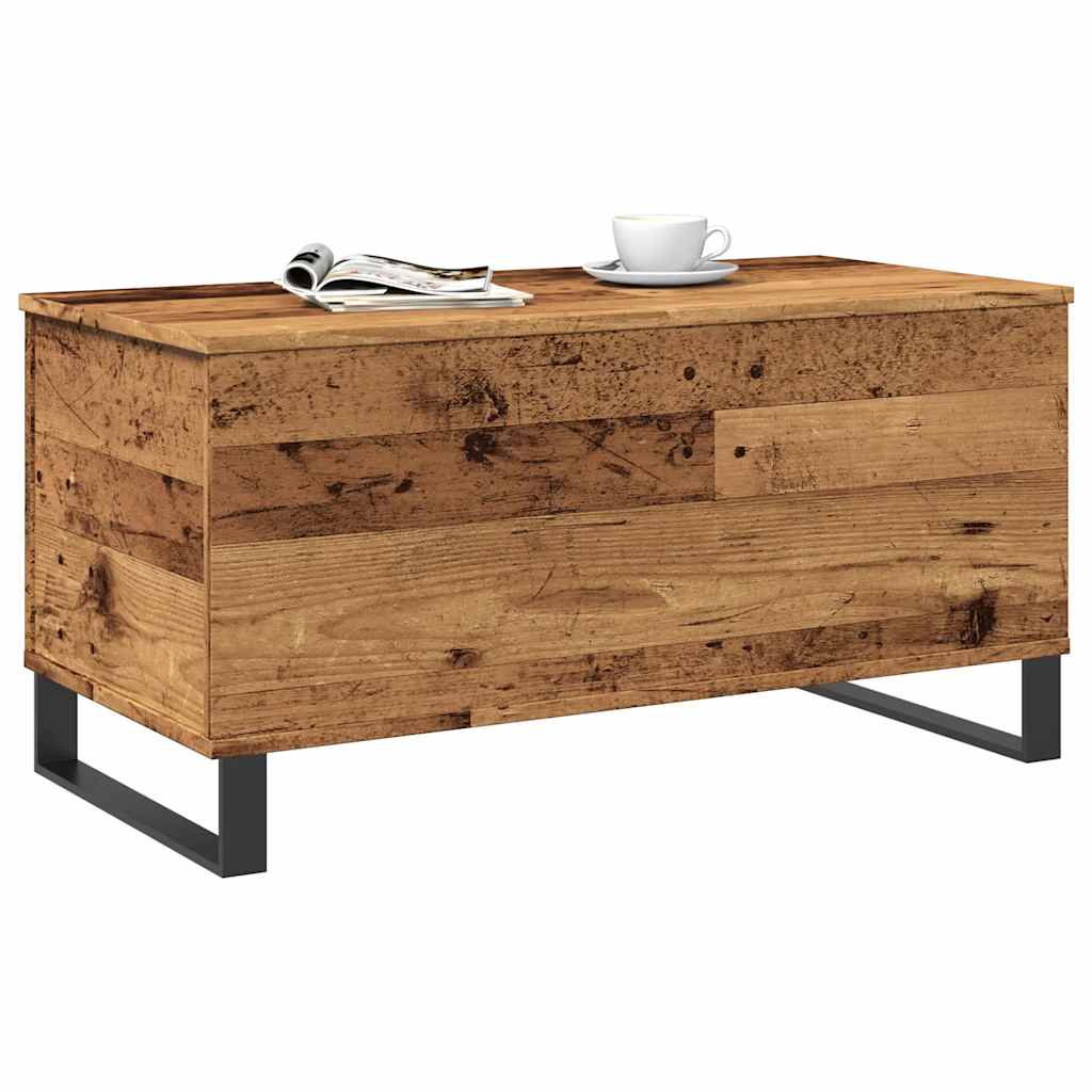 Stolić za kavu boja staro drvo 90x44,5x45 cm konstruiranog drva