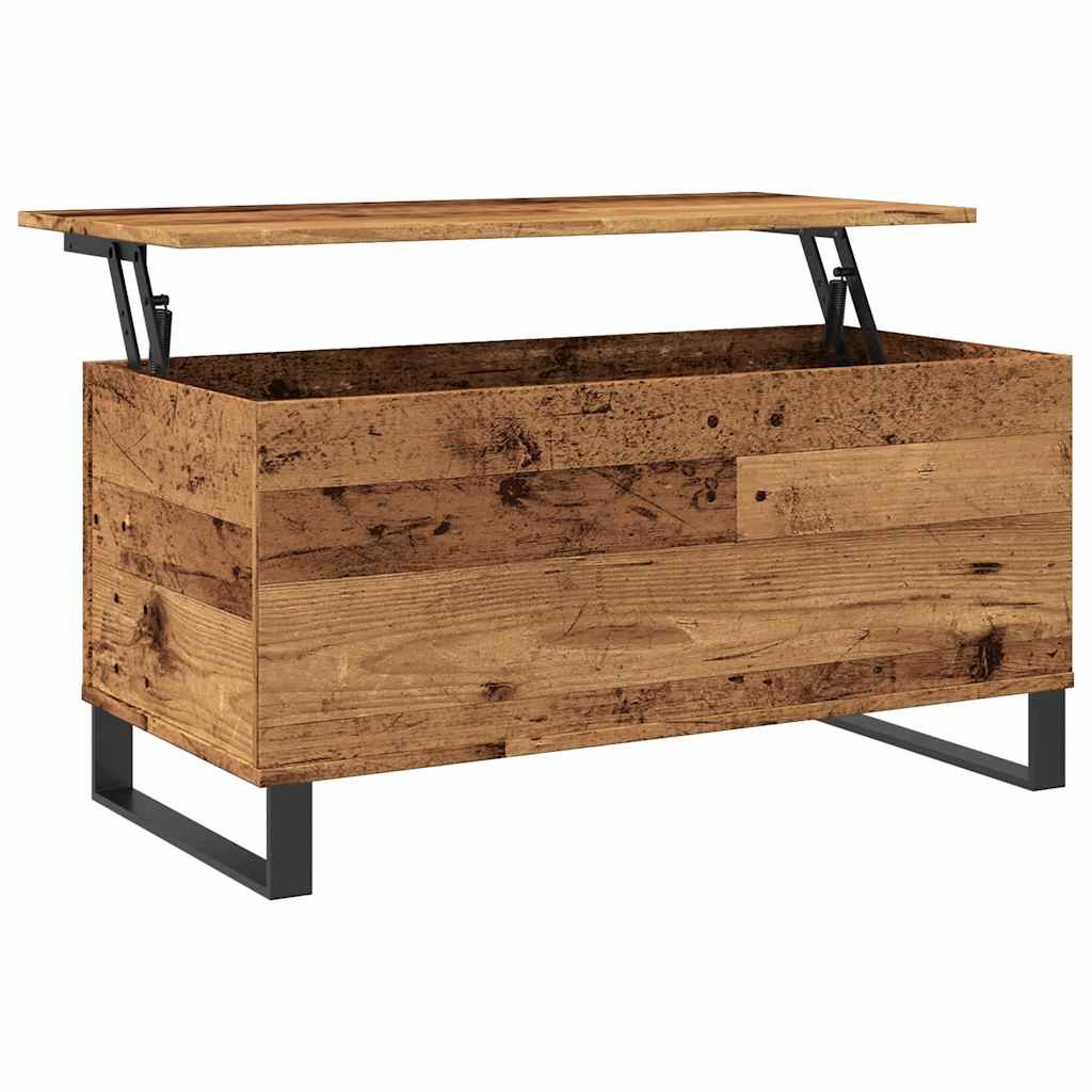Stolić za kavu boja staro drvo 90x44,5x45 cm konstruiranog drva