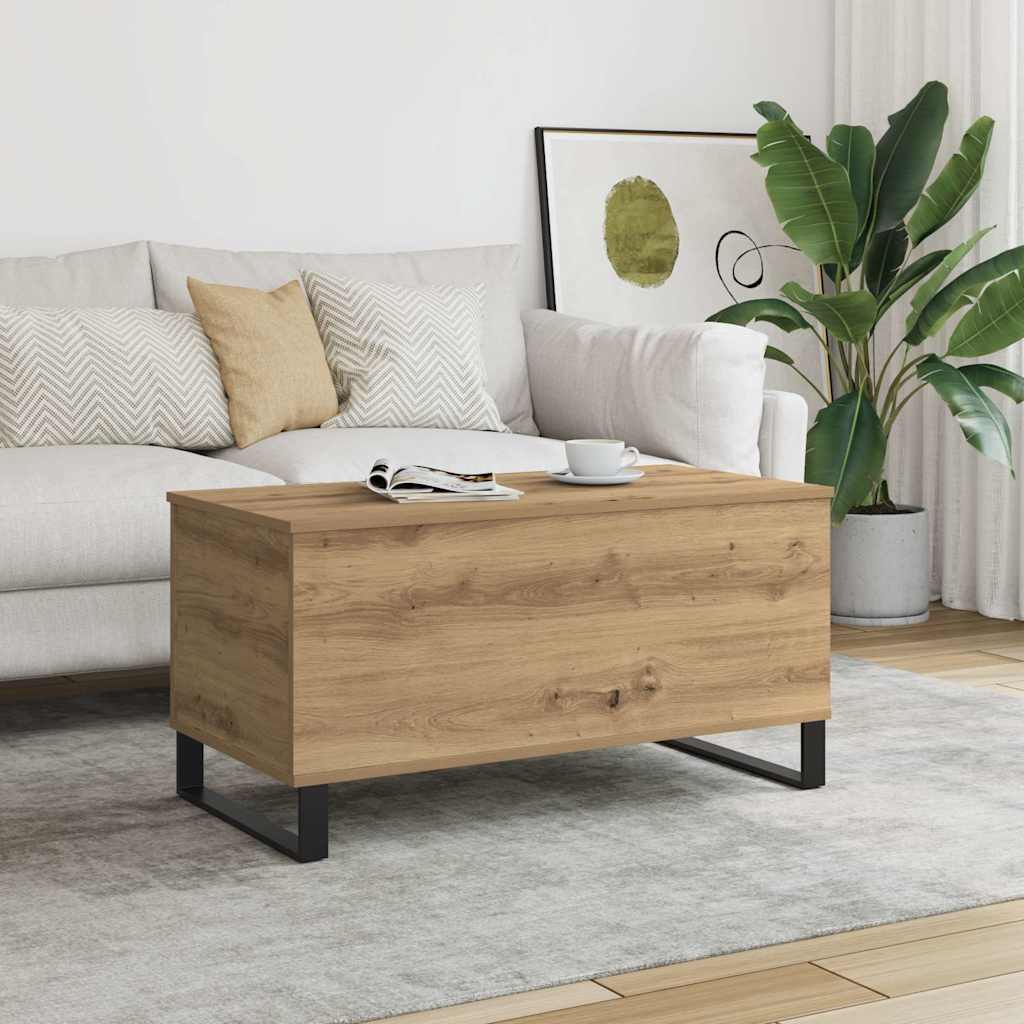 Stol za kavu Artisan hrast 90x44,5x45 cm izrađeno drvo