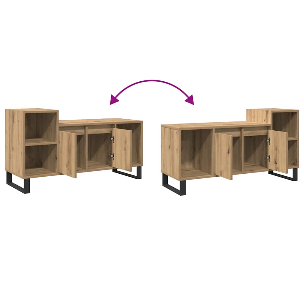 TV ormarić Artisan hrast 100x35x55 cm izrađeno drvo