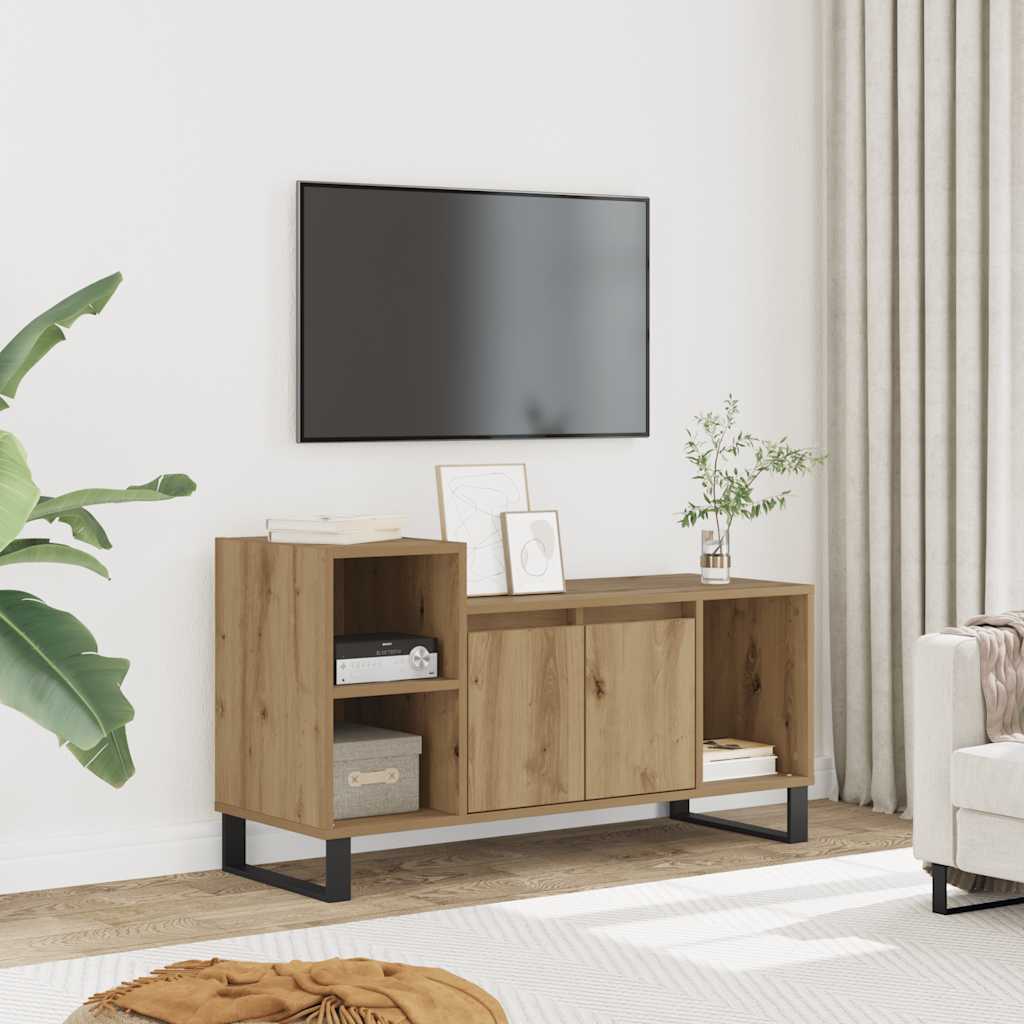 TV ormarić Artisan hrast 100x35x55 cm izrađeno drvo