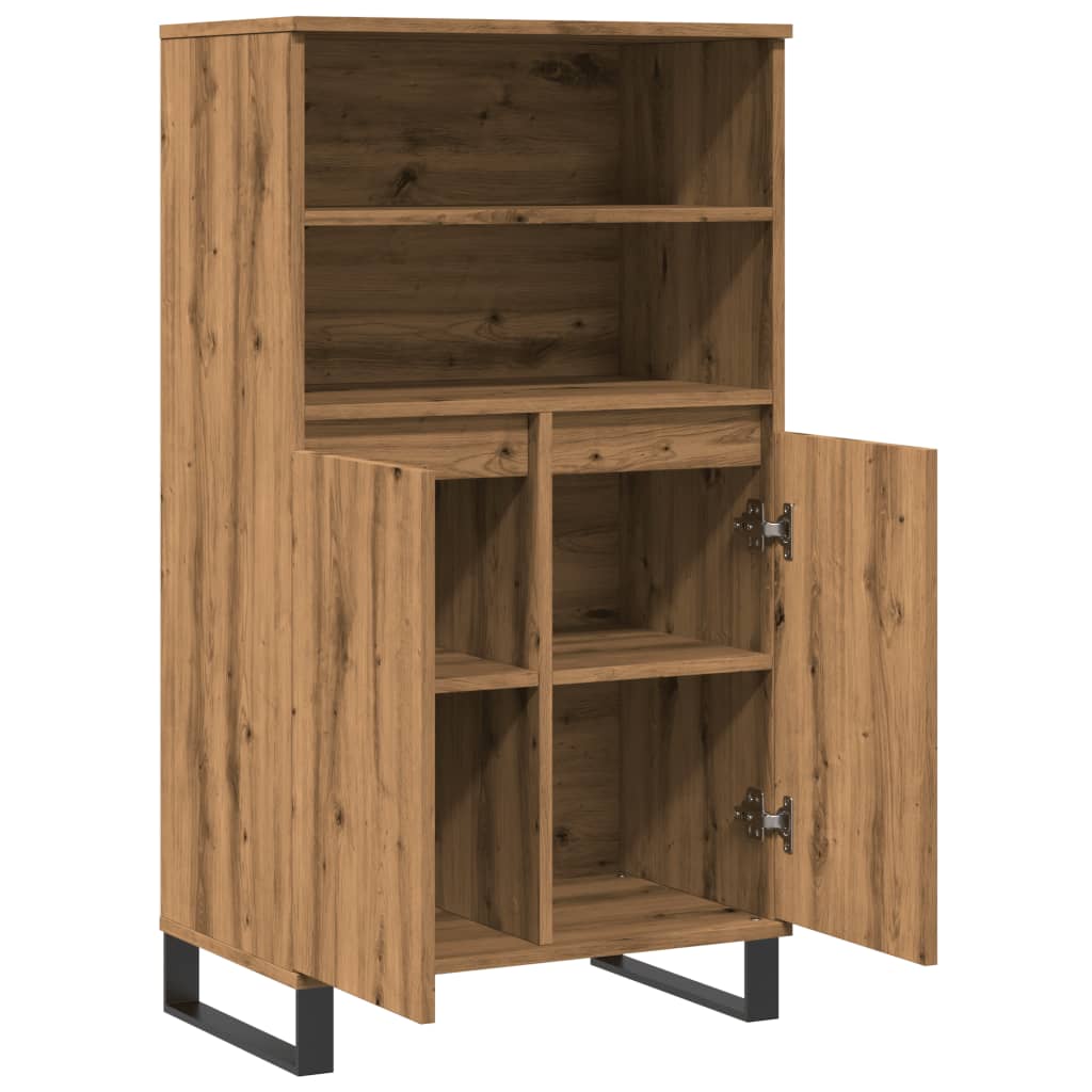 Visoka ploča Artisan hrast 60x36x110 cm izrađeno drvo