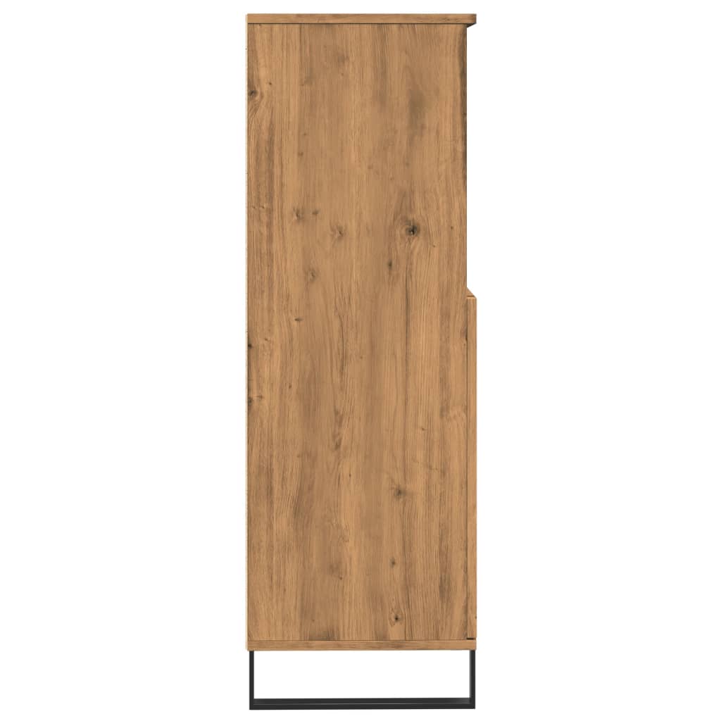 Visoka ploča Artisan hrast 60x36x110 cm izrađeno drvo