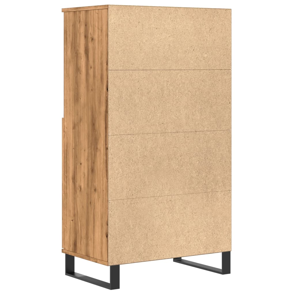 Visoka ploča Artisan hrast 60x36x110 cm izrađeno drvo