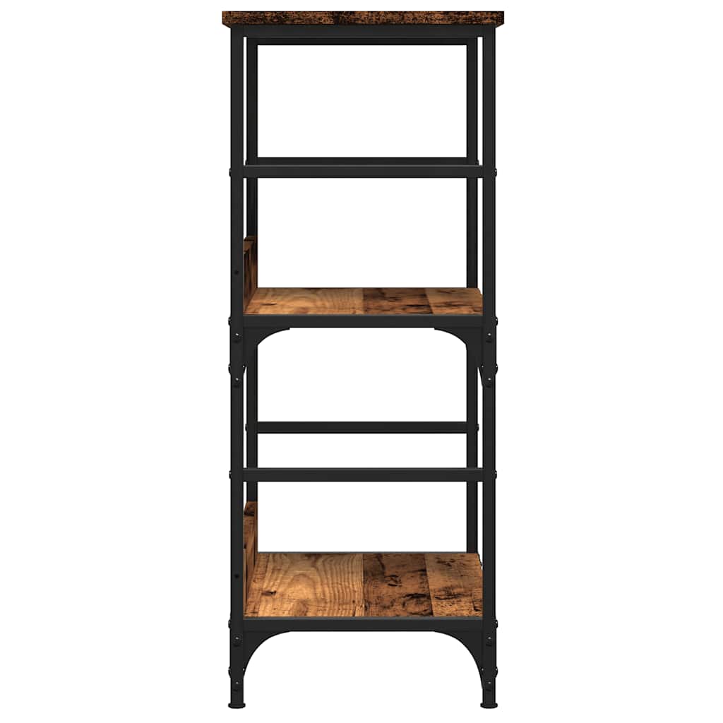 Ormar za knjige staro drvo 50x33x82 cm konstruirano drvo