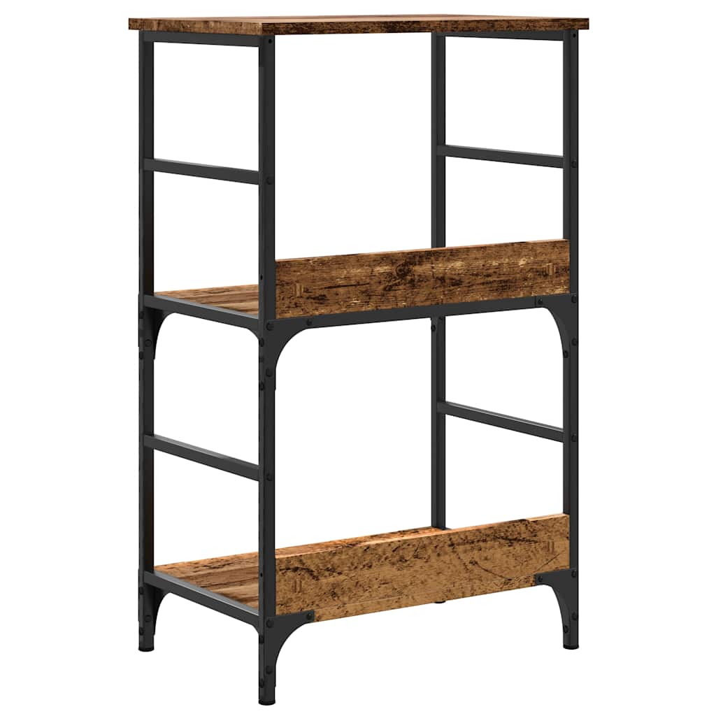 Ormar za knjige staro drvo 50x33x82 cm konstruirano drvo