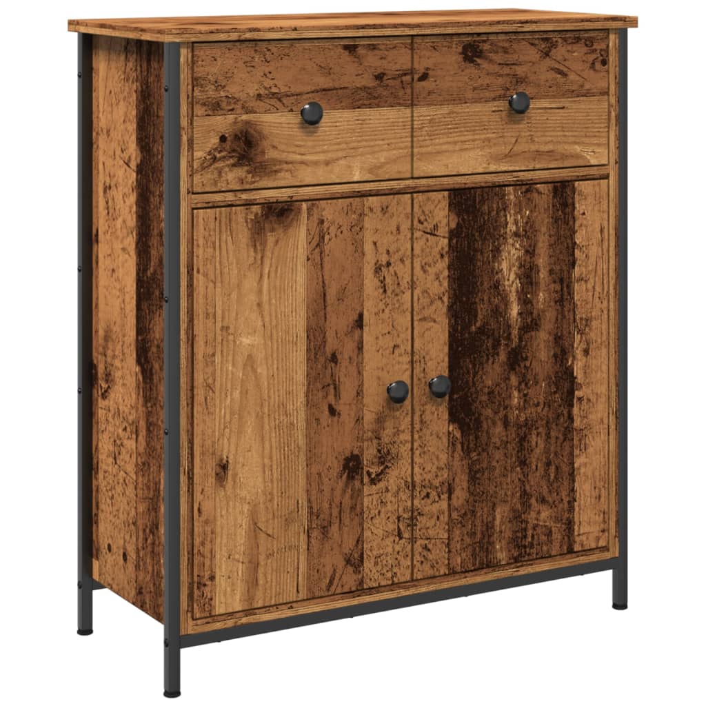 Komoda boja staro drvo 70x30x80 cm od konstruiranog drva