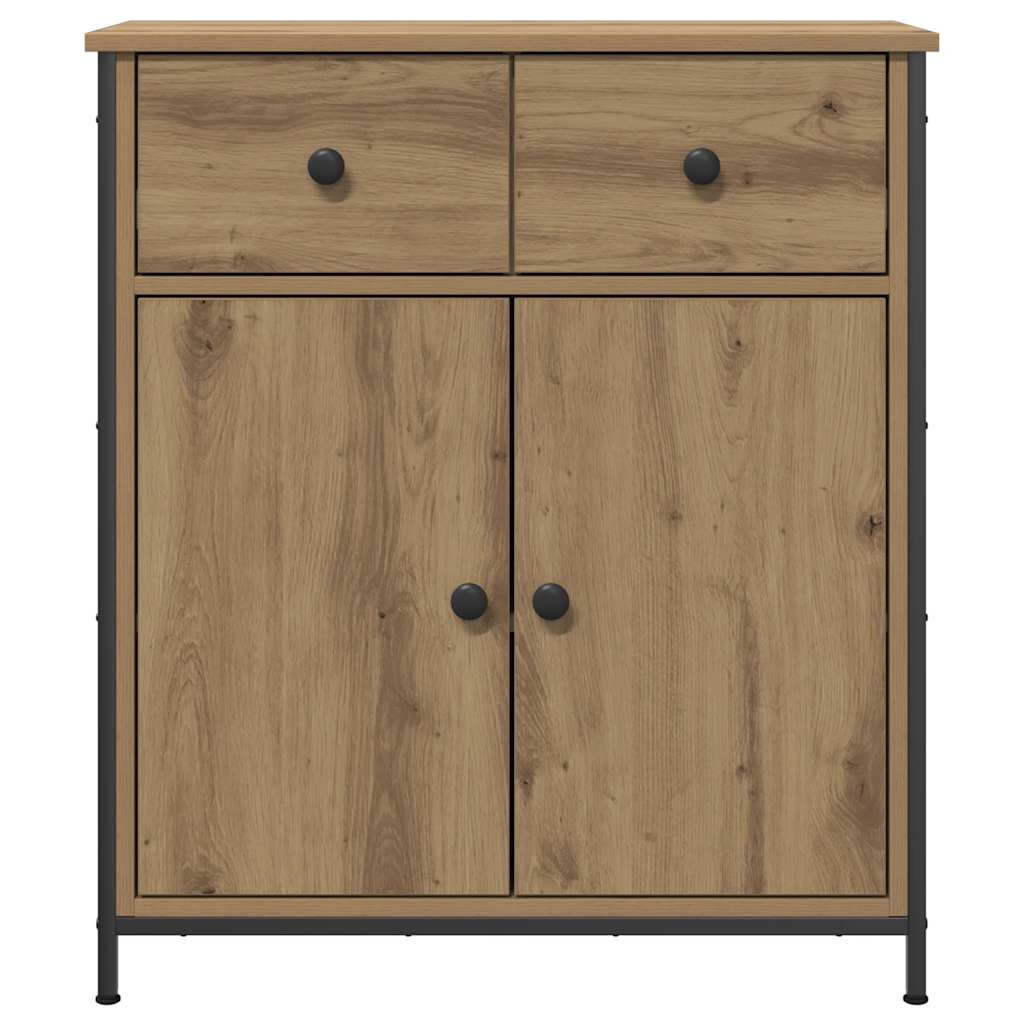 Komoda boja hrasta artisan 70x30x80 cm od konstruiranog drva