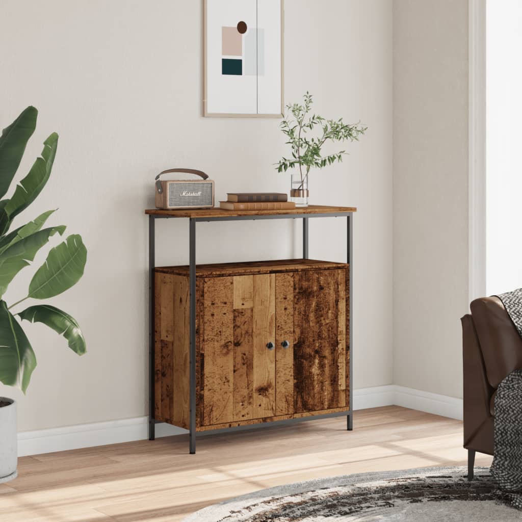 Komoda boja staro drvo 70x30x80 cm od konstruiranog drva