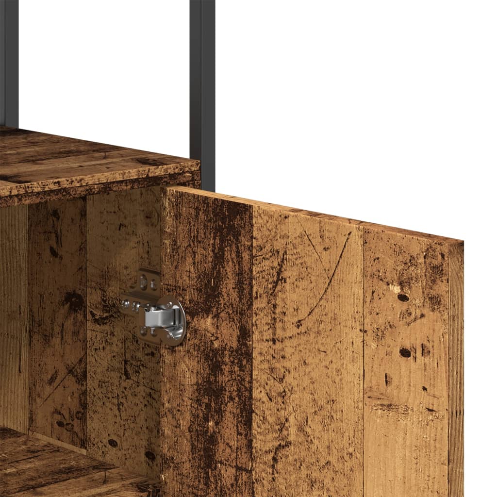 Komoda boja staro drvo 70x30x80 cm od konstruiranog drva