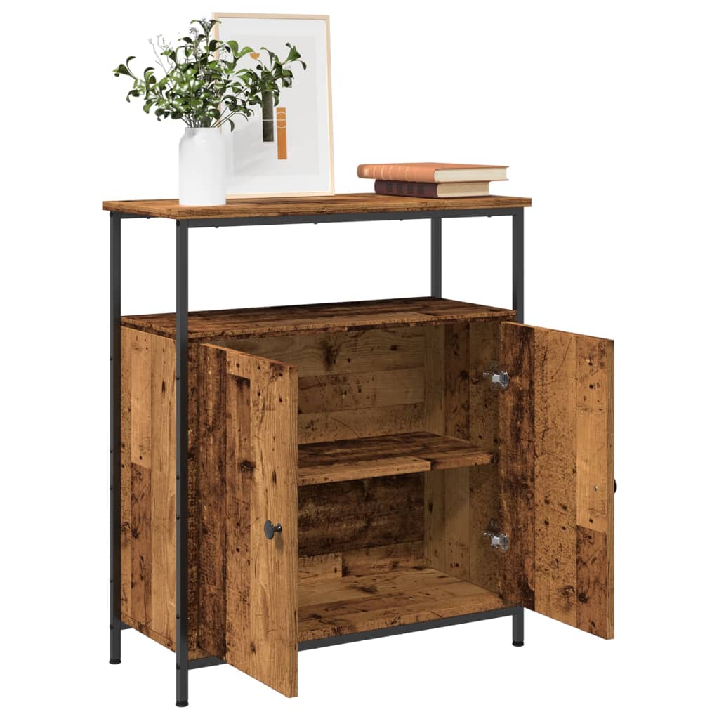Komoda boja staro drvo 70x30x80 cm od konstruiranog drva