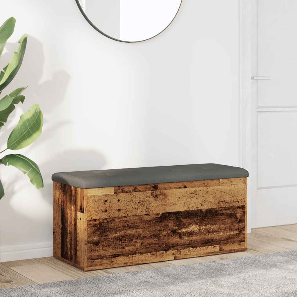 Klupa za odlaganje staro drvo 102x42x45 cm izrađeno drvo