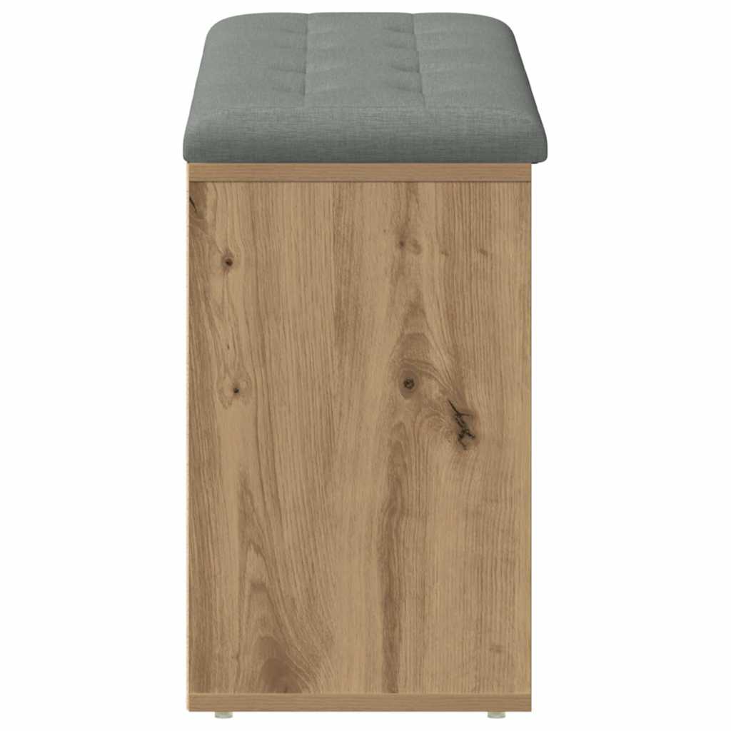 Klupa za cipele obrtnički hrast 102x32x50 cm izrađeno drvo