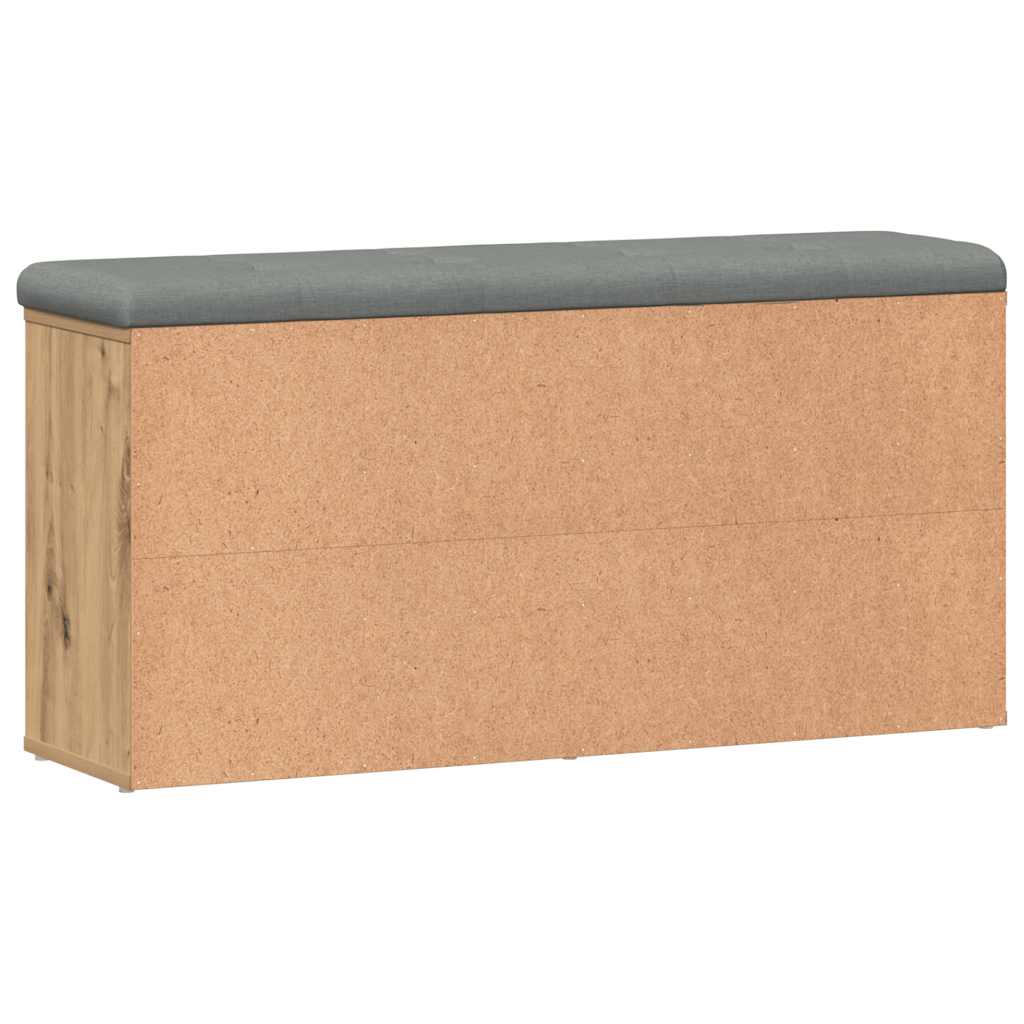 Klupa za cipele obrtnički hrast 102x32x50 cm izrađeno drvo