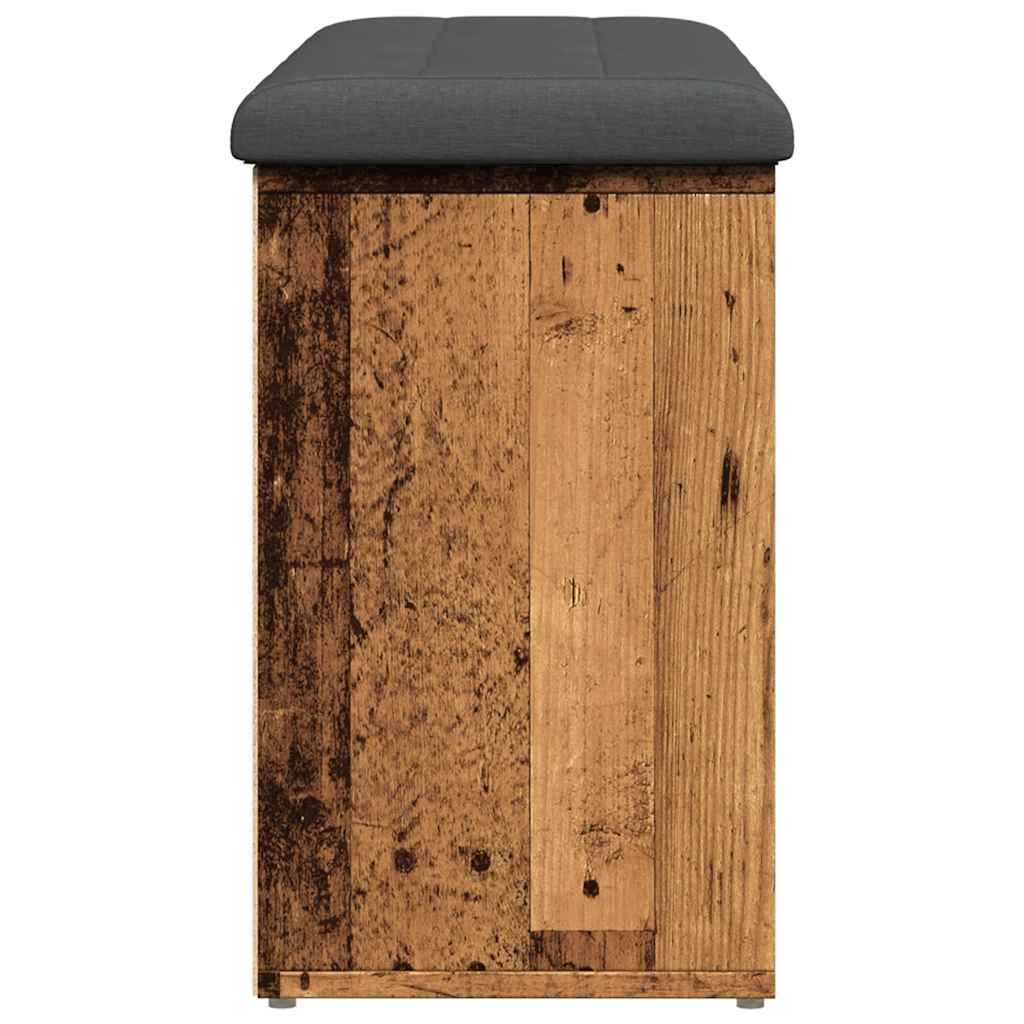 Klupa za cipele staro drvo 102x32x50 cm izrađeno drvo