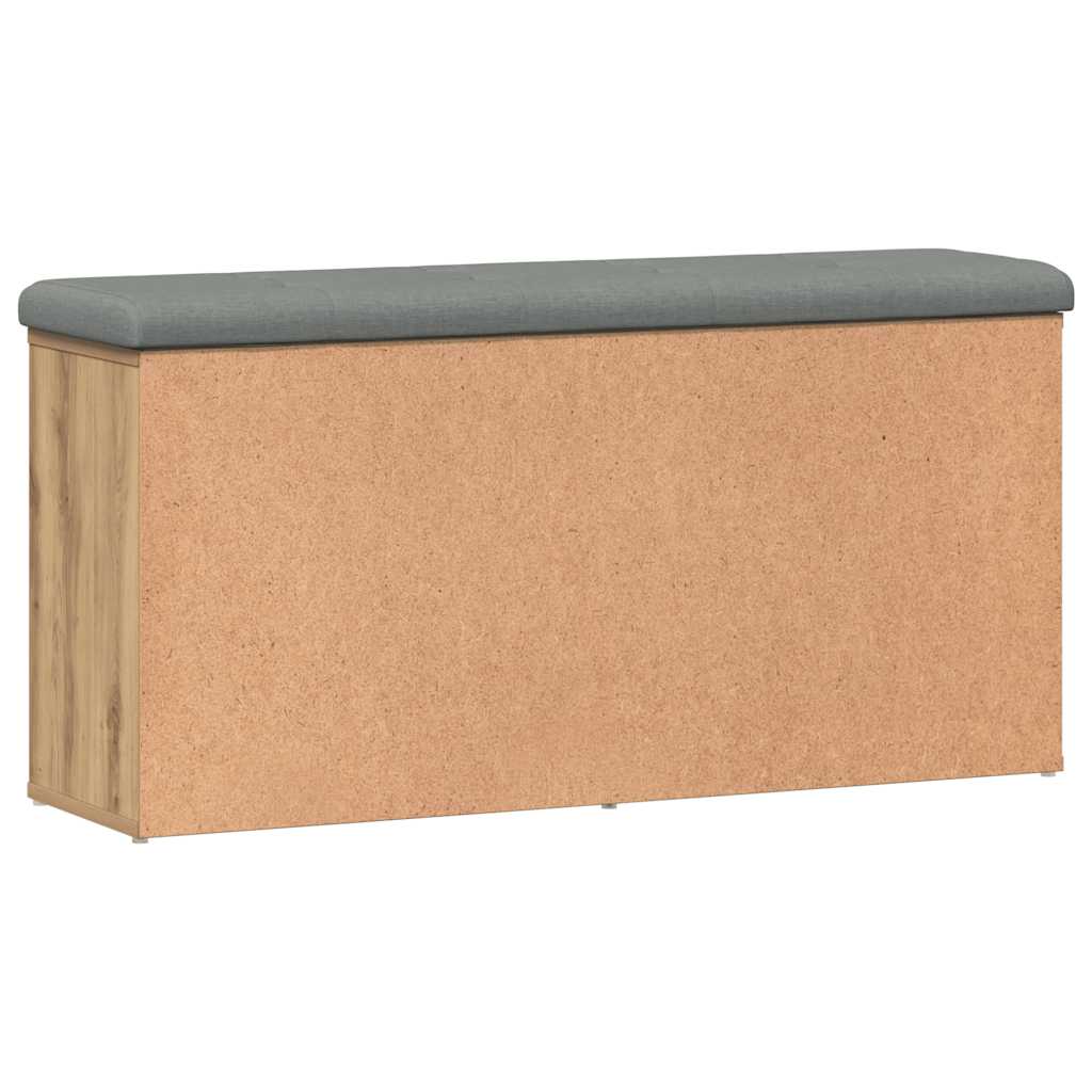 Klupa za cipele obrtnički hrast 102x32x50 cm izrađeno drvo