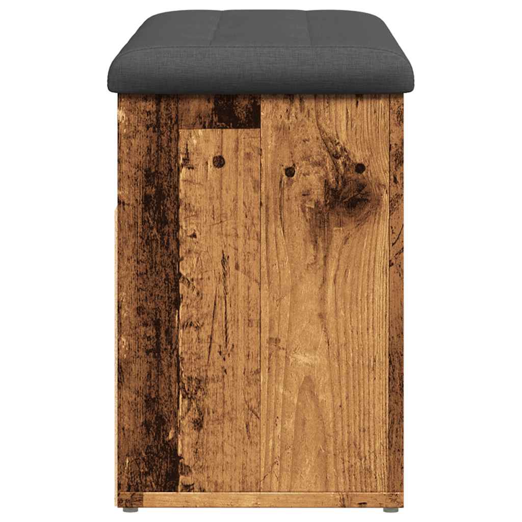 Klupa za cipele staro drvo 82x32x45,5 cm izrađeno drvo