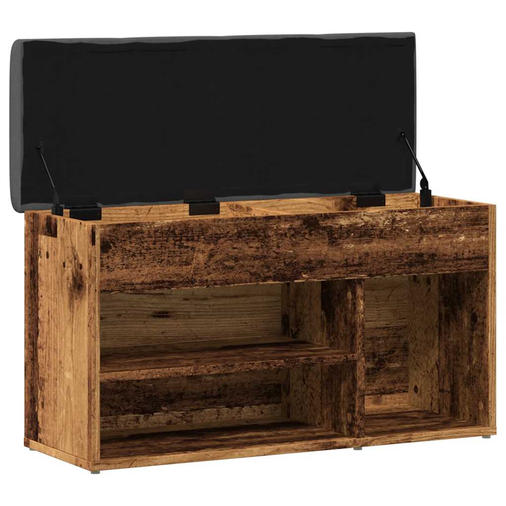 Klupa za cipele staro drvo 82x32x45,5 cm izrađeno drvo