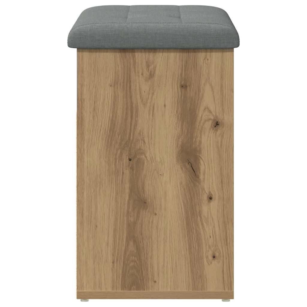 Klupa za cipele obrtnički hrast 62x32x50 cm izrađeno drvo