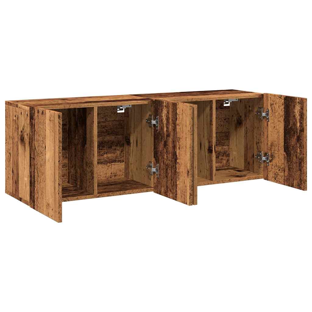 Zidni TV ormarići 2 kom boja starog drva 60 x30 x 41 cm