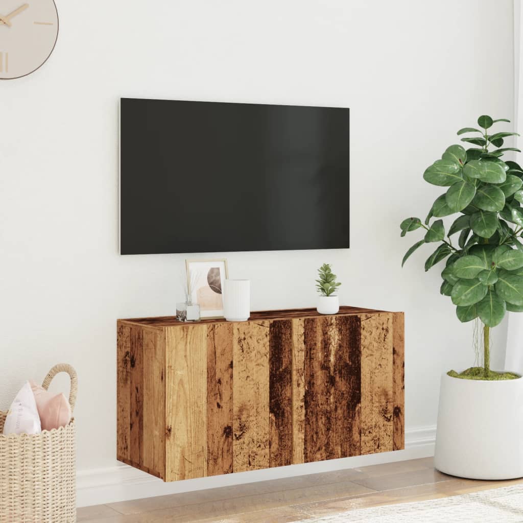 Zidni TV ormarić boja starog drva 80 x 30 x 41 cm