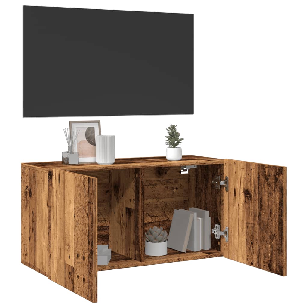 Zidni TV ormarić boja starog drva 80 x 30 x 41 cm