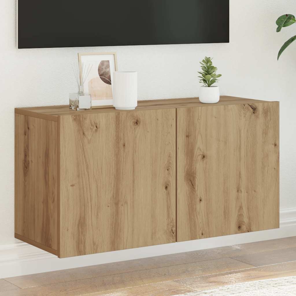 Zidni TV ormarić boja hrasta artisan 80 x 30 x 41 cm