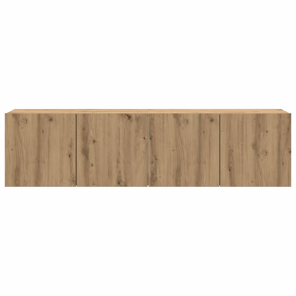 Zidni TV ormarići 2 kom boja hrasta artisan 80 x 30 x 41 cm