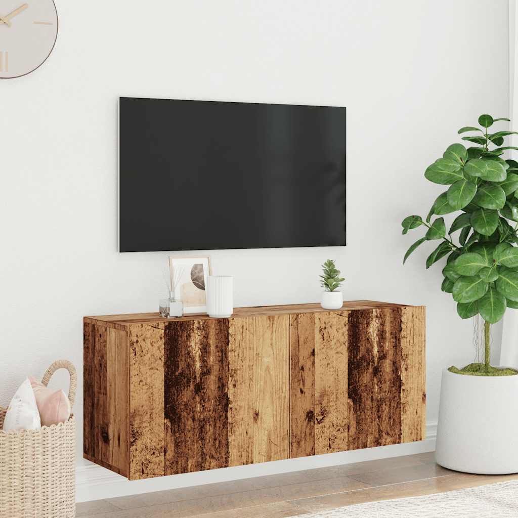 TV ormarić zidni Old Wood 100x30x41 cm