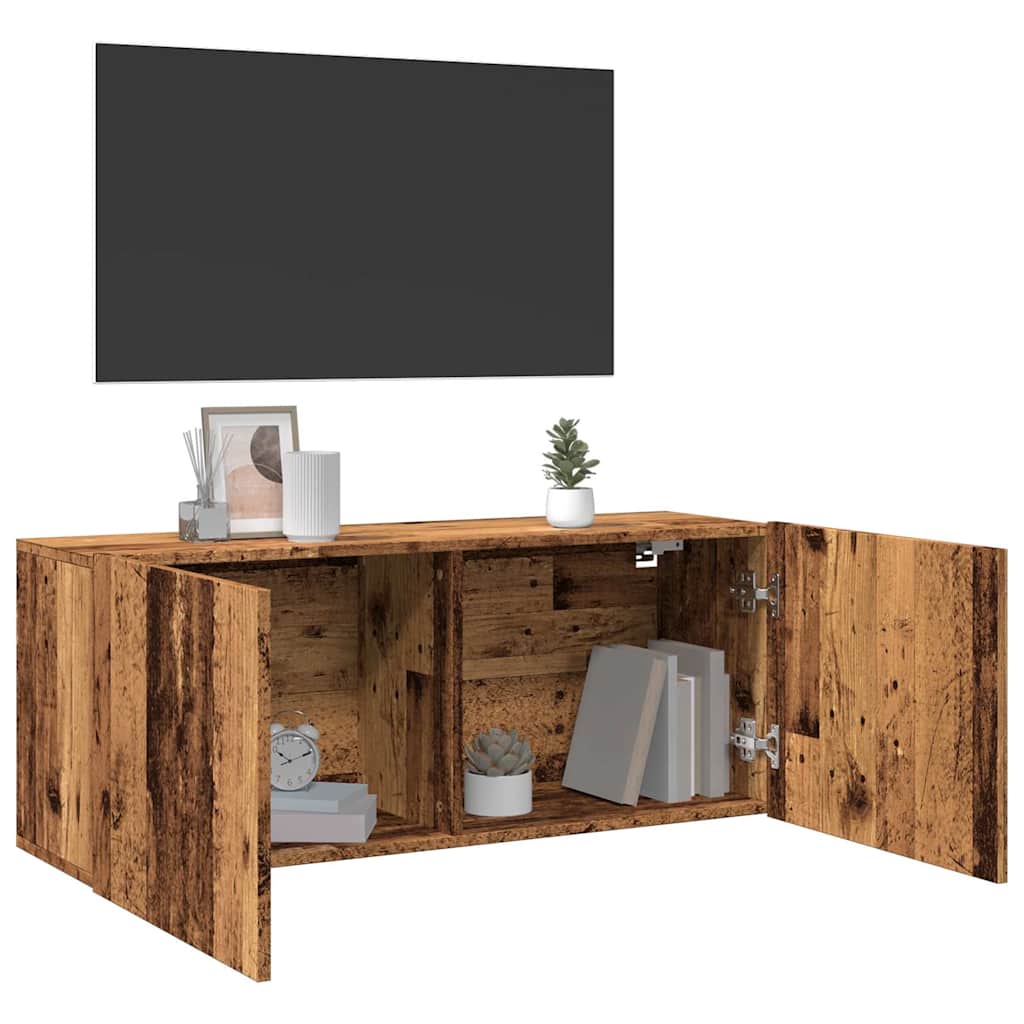 TV ormarić zidni Old Wood 100x30x41 cm