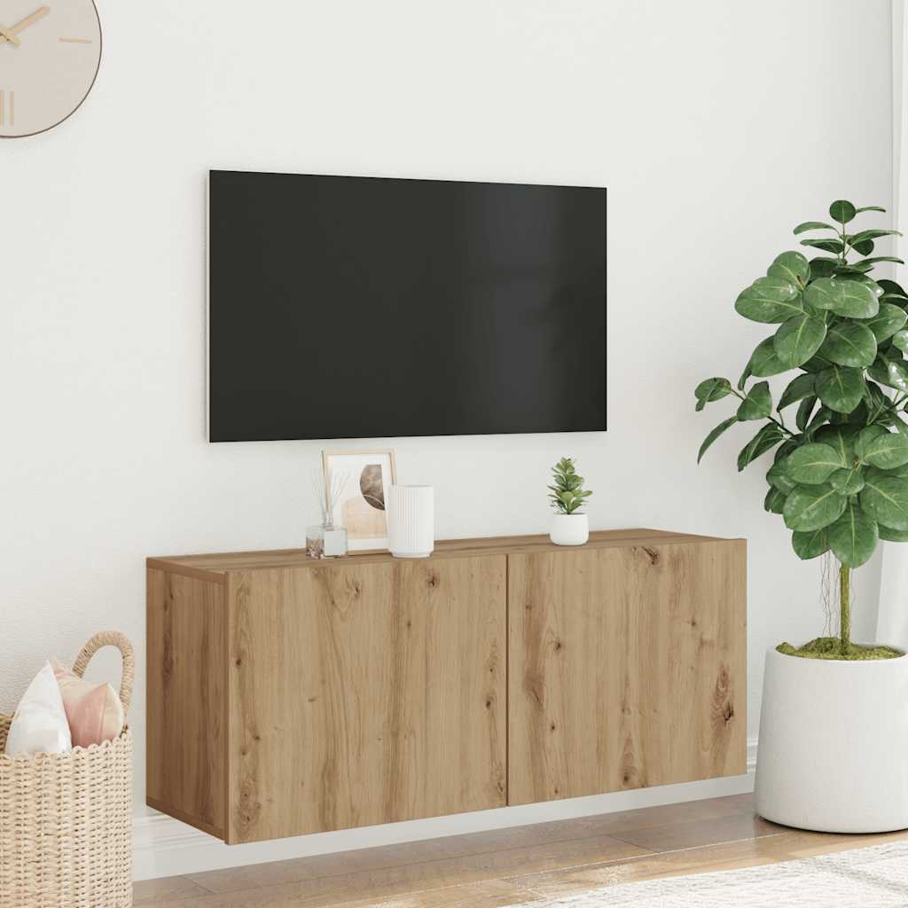 TV ormarić zidni Artisan hrast 100x30x41 cm