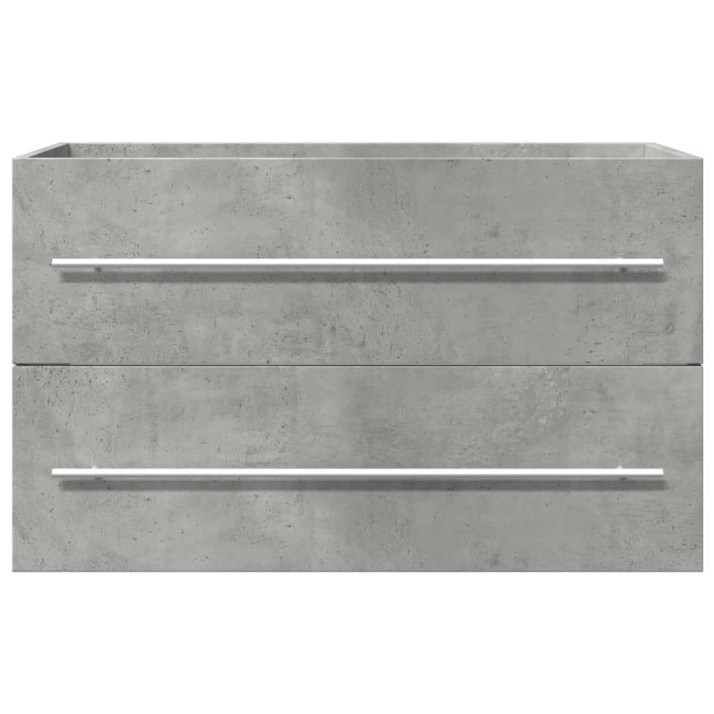 Ormarić za umivaonik beton siva 80x38,5x48 cm drveni