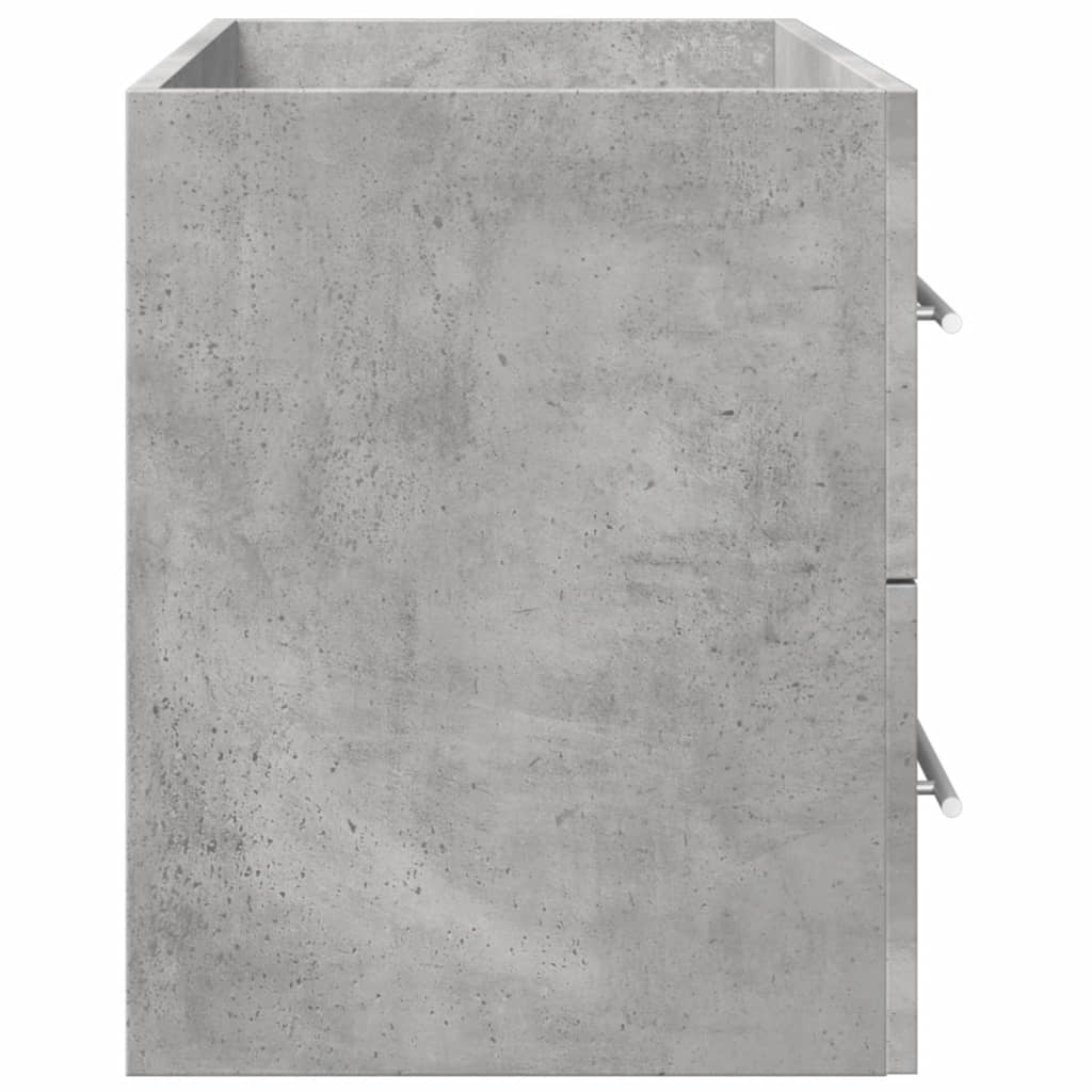 Ormarić za umivaonik beton siva 80x38,5x48 cm drveni