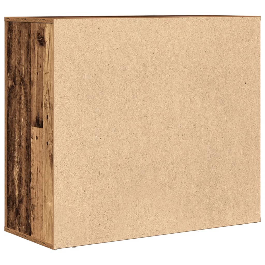 Komoda boja starog drva 80 x 33 x 70 cm od konstruiranog drva