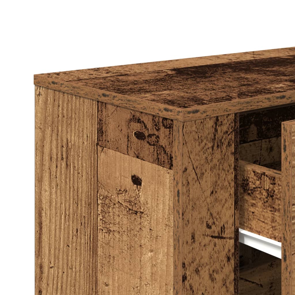 Komoda boja starog drva 80 x 33 x 70 cm od konstruiranog drva