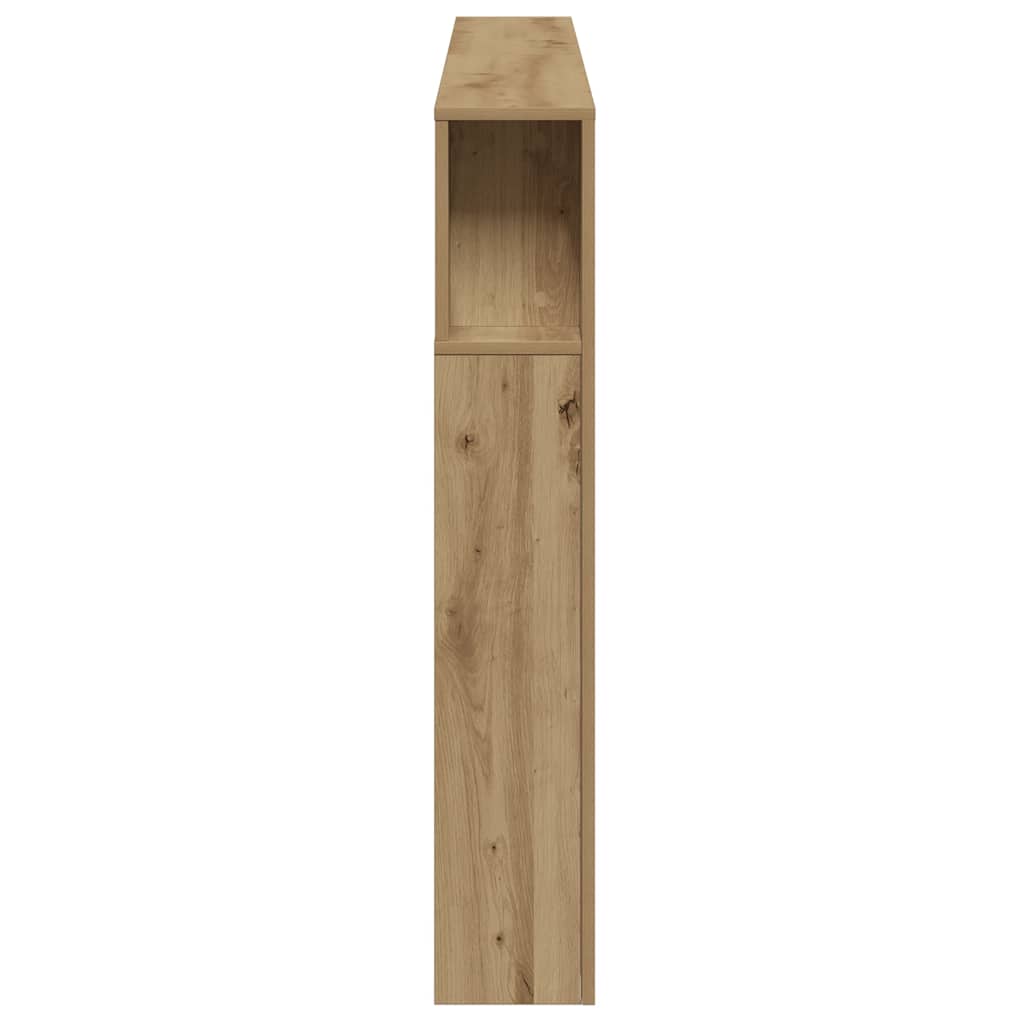 LED uzglavlje boja hrasta artisan 200x18,5x103,5 cm drveni