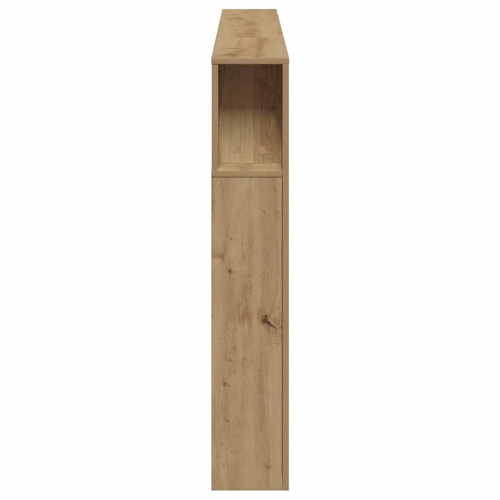 LED uzglavlje boja hrasta artisan 220x18,5x103,5 cm drveni