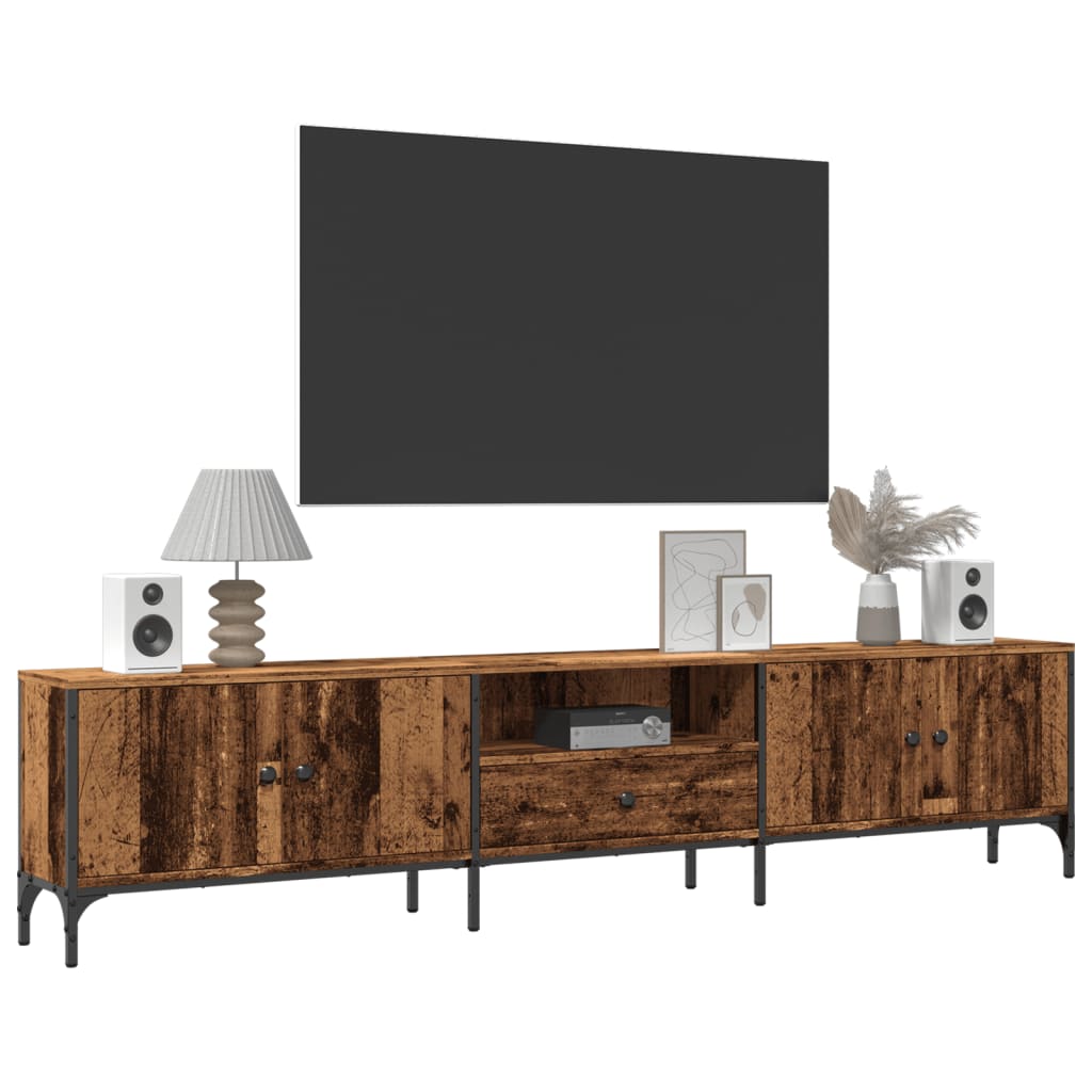 TV ormarić s ladicom boja drva 200x25x44 cm konstruirano drvo